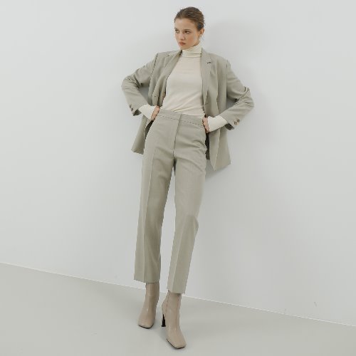 Wool suit pants_Beige