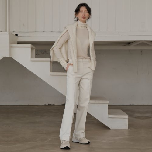 Tailored napping Pants White
