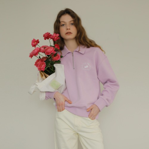 UHOWS Classic Zip-Up Sweatshirt_Pink